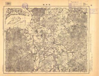 浙江省地形圖《臨浦鎮》