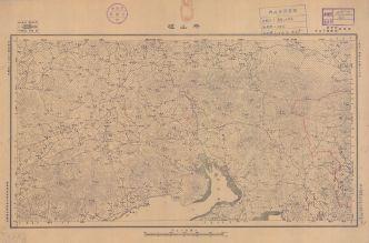 廣東省地形圖《平山墟》