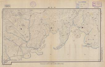 廣東省地形圖《江平墟》