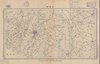 廣東省地形圖《合浦縣》