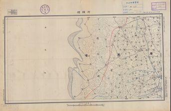 廣東省地形圖《河頭墟》
