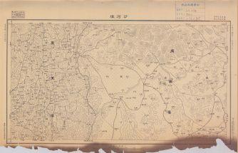 廣西省陸測圖《沙河墟》