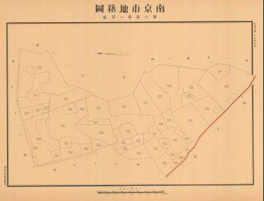 南京市地籍圖《第六區第一零零幅》