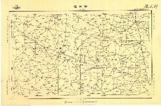 河南省陸測圖（日版）《黃台鎮》