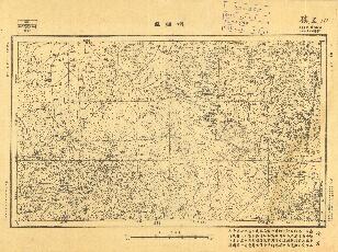 河南省陸測圖（日版）《桐佰縣》