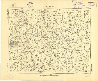 河南省地形圖（一）《南陽縣》