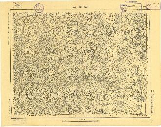 河南省地形圖（一）《四峰山》