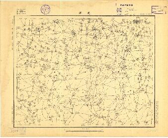 河南省地形圖（一）《瓦店》