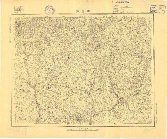 河南省地形圖（一）《南召縣》