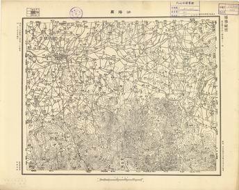 河南省地形圖（二）《泌陽縣》