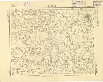 河南省地形圖（二）《新蔡縣》