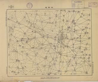河南省地形圖（二）《邯鄲縣》