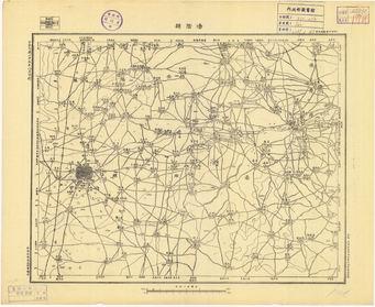 河南省地形圖（二）《湯陰縣》