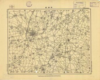 河南省地形圖（二）《新鄉縣》