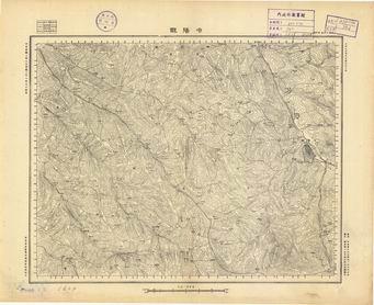 山西省陸測圖（二）《中陽縣》