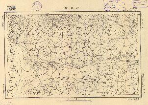 山西省地形圖《河津縣》