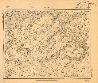 陝西省中部陸測圖《太峪鎮》