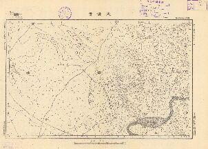 甘肅省地形圖《五佛寺》