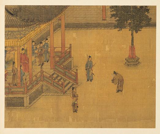 宋高宗書孝經馬和之繪圖　冊　諫爭章（畫）