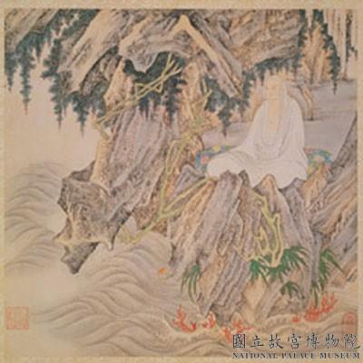 明丁雲圖羅漢　冊　羅漢（一）