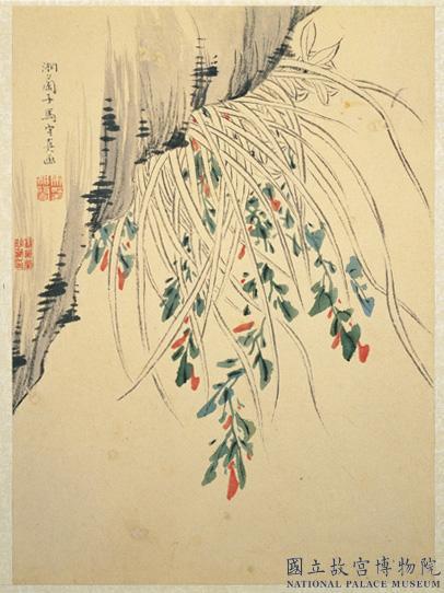 明馬守真畫冊　冊　幽蘭