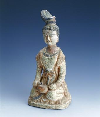 主要題名-中文:伎樂俑（分類號C02/007）主要題名-日文:伎楽俑主要題名-英文:Funerary Musician Figurine