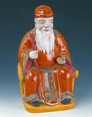 主要題名-中文:土地公神像（分類號E12/017）主要題名-日文:土地公神像主要題名-英文:Land god figure