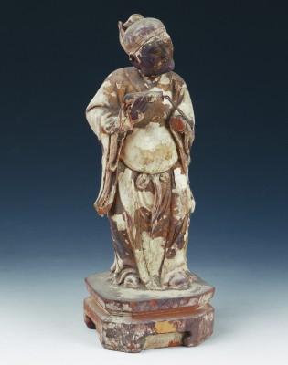主要題名-中文:木雕神像（分類號E12/028）主要題名-日文:木彫り神像主要題名-英文:Wooden deity figure