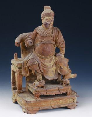 主要題名-中文:木雕神像（分類號E12/029）主要題名-日文:木彫り神像主要題名-英文:Wooden deity figure
