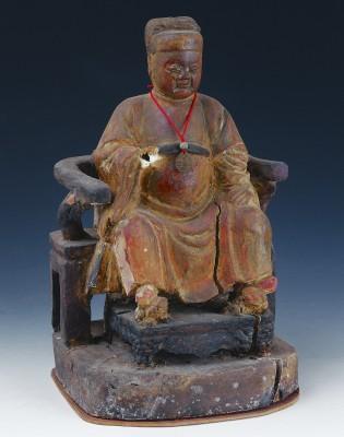 主要題名-中文:木雕神像（分類號E12/030）主要題名-日文:木彫り神像主要題名-英文:Wooden deity figure