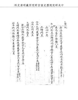 題名:兵部為裁減官兵事