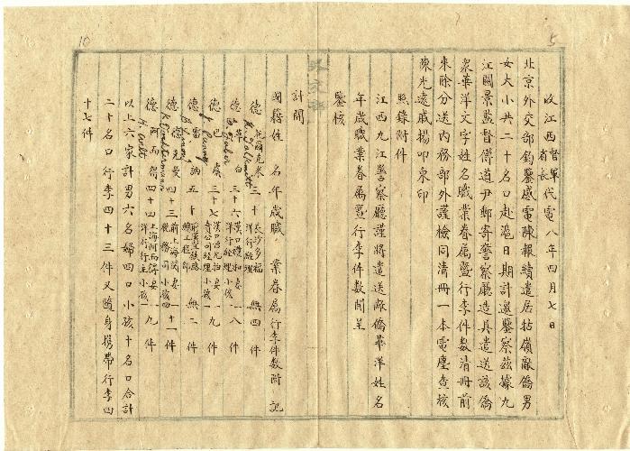 件名：檢送續遣敵僑清冊由