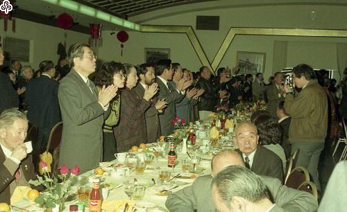事件標題:擁蔣緯國、林洋港派國代在三軍軍官俱樂部舉行盛大誓師餐會