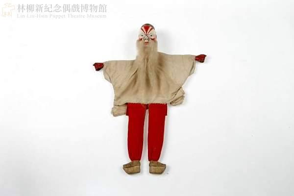 1：閩南泉州布袋戲偶 白鬚紅關