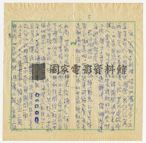 電影故事（電影：藍衣錦衛）