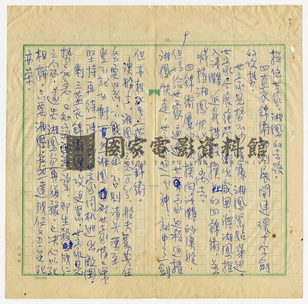 電影故事（電影：藍衣錦衛）