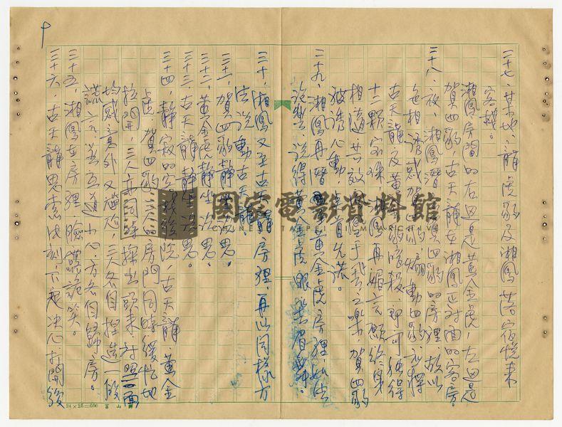 分場大綱（電影：龍虎豹）