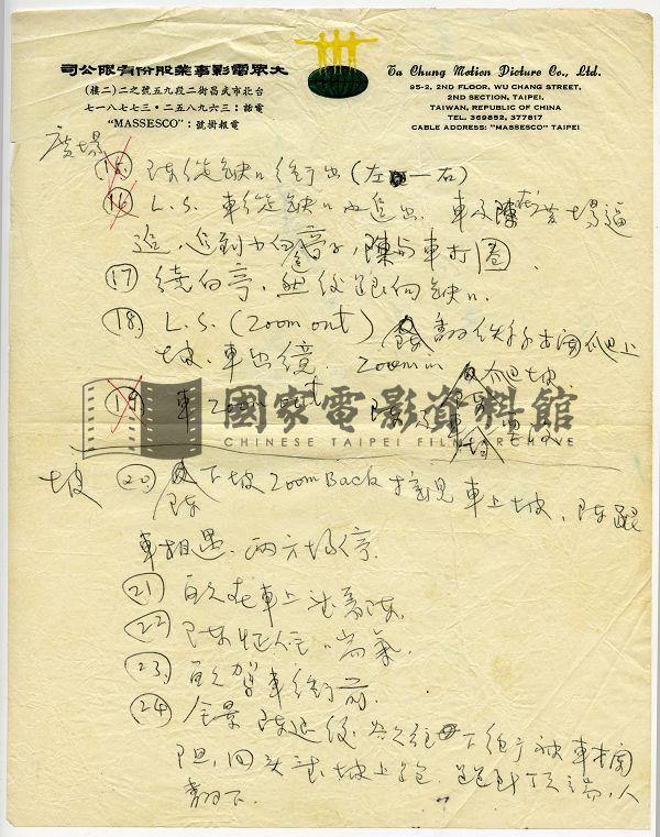分鏡構想（電影：風從哪裡來）