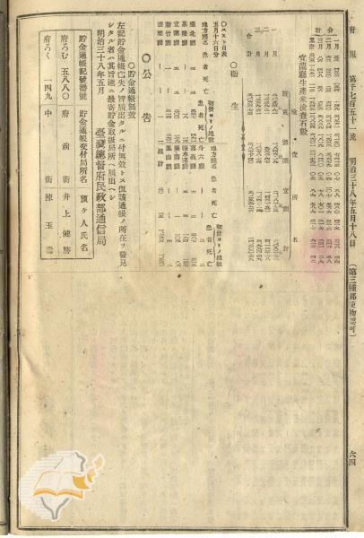 件名:貯金通帳無效
