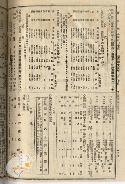 件名:地租徵收實況（四十四年後期分）