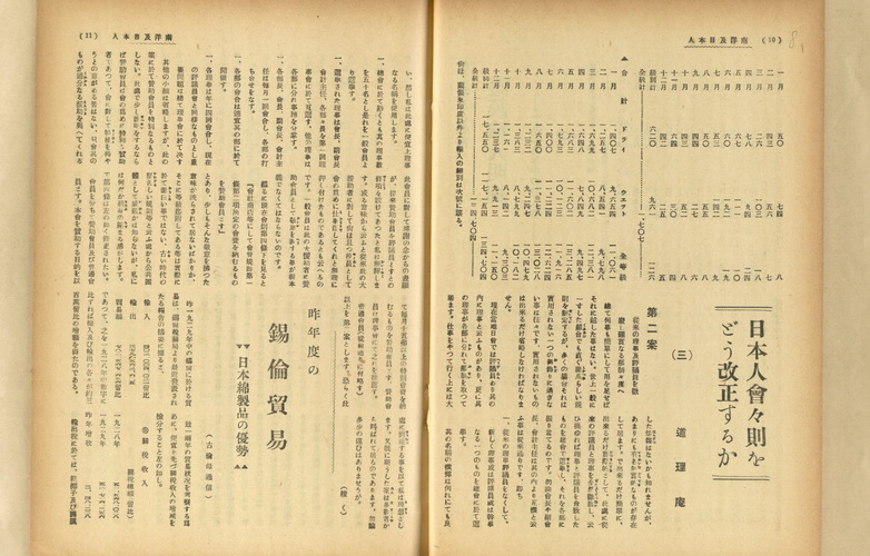 日本人會々則をどう改正するか(三)