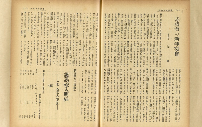 赤道會の新年宴會