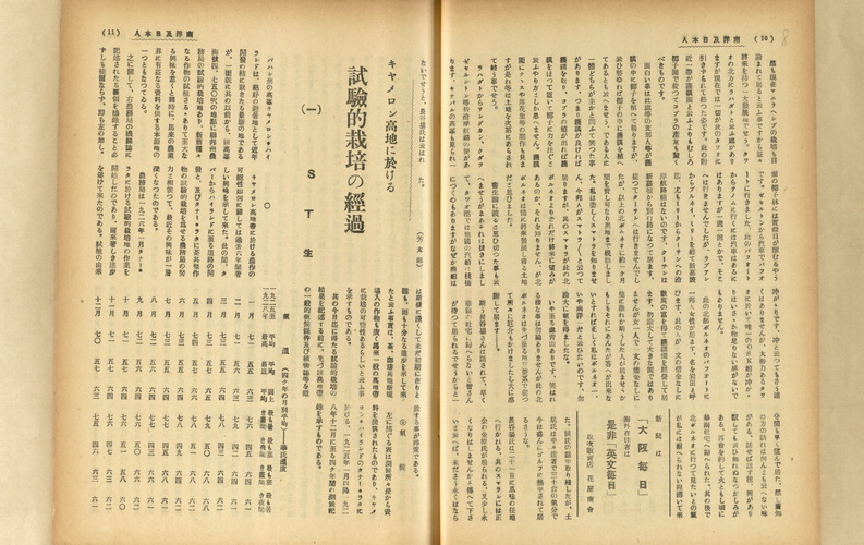 キヤメロン高地に於ける試驗的栽培の經過(一)