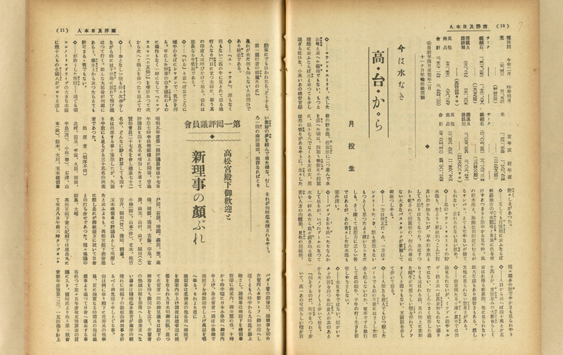 今は水なき高台から