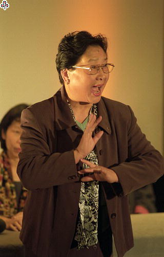 事件標題:被名作家白先勇讚是詮釋杜麗娘最佳人選的華人崑曲界天后、江蘇省崑劇院一級演員張繼青，來台演出（B-013-3320）