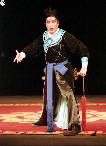事件標題:北方崑曲劇院一級演員、著名武生候少奎，在內湖復興劇校示範「夜奔」（B-015-4238）