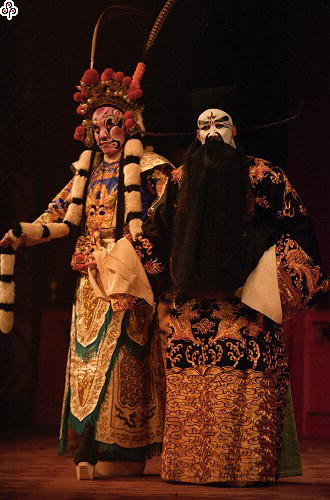 事件標題:上海崑劇團在上海瑞金劇場演出「長生殿」，蔡正仁飾唐明皇、張靜嫻飾楊貴妃（B-016-1610）