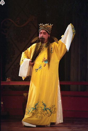 事件標題:上海崑劇團在上海瑞金劇場演出「長生殿」，蔡正仁飾唐明皇、張靜嫻飾楊貴妃（B-016-1612）