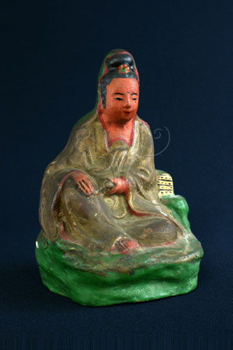 品名:觀音神像(0000002422)英文名:Pottery Fired Kuan Yin