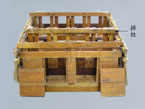 中文名:主屋模型(排柱)(1997006001.0004.)土名:vahay